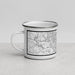 Left View Custom Augusta Georgia Map Enamel Mug in Classic