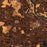 Augusta Georgia Map Print in Ember Style Zoomed In Close Up Showing Details
