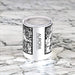 Aurora Colorado Custom City Map Inscription Coordinates on 10oz Stainless Steel Insulated Cup in Matte White with Sliding Lid