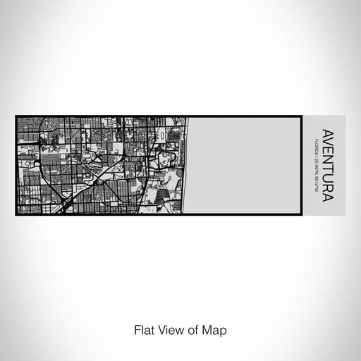 Rendered View of Aventura Florida Map on 10oz Stainless Steel Insulated Cup with Sipping Lid