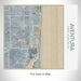 Rendered View of Aventura Florida Map on 17oz Stainless Steel Insulated Tumbler in Afternoon Map Style