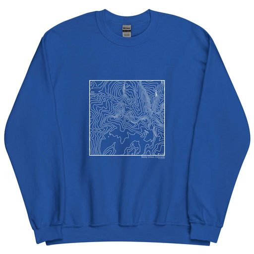 Baldy Cinco Colorado Topographic  Map Unisex Crewneck Sweater with City inscription in Royal Blue