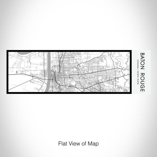 Rendered View of Baton Rouge Louisiana Map on 10oz Stainless Steel Insulated Cup in Classic with Sliding Lid