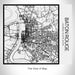 Rendered View of Baton Rouge Louisiana Map on 17oz Stainless Steel Insulated Tumbler in Matte White with Tactile Lines