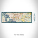 Rendered View of Baytown Texas Map on 10oz Stainless Steel Insulated Cup in Woodblock with Sliding Lid