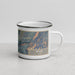 Right View Custom Beaver Utah Map Enamel Mug in Afternoon