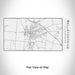 Rendered View of Bellefontaine Ohio Map Engraving on 17oz Stainless Steel Insulated Cola Bottle in White