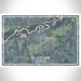 Belle Plaine Minnesota Map Print Landscape Orientation in Afternoon Style With Shaded Background