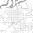Belle Plaine Minnesota Map Print in Classic Style Zoomed In Close Up Showing Details