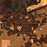 Belle Plaine Minnesota Map Print in Ember Style Zoomed In Close Up Showing Details