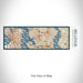 Rendered View of Bellevue Washington Map on 10oz Stainless Steel Insulated Cup in Woodblock with Sliding Lid