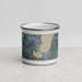 Front View Custom Bemidji Minnesota Map Enamel Mug in Afternoon