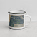 Right View Custom Bemidji Minnesota Map Enamel Mug in Afternoon