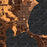 Bemidji Minnesota Map Print in Ember Style Zoomed In Close Up Showing Details