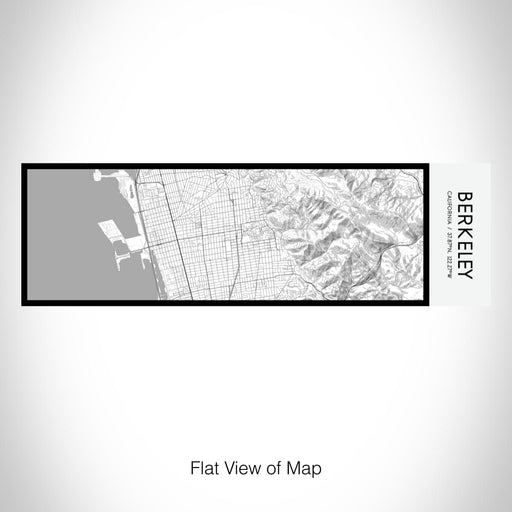 Rendered View of Berkeley California Map on 10oz Stainless Steel Insulated Cup in Classic with Sliding Lid