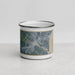 Front View Custom Biddeford Maine Map Enamel Mug in Afternoon