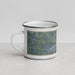 Left View Custom Biddeford Maine Map Enamel Mug in Afternoon
