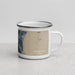Right View Custom Biddeford Maine Map Enamel Mug in Afternoon