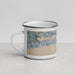 Left View Custom Biloxi Mississippi Map Enamel Mug in Afternoon