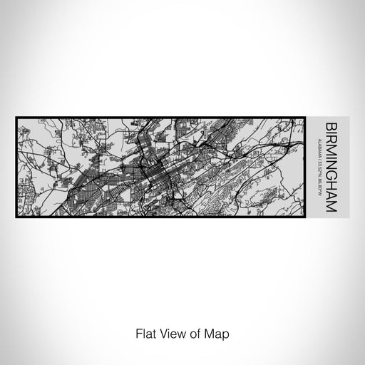 Rendered View of Birmingham Alabama Map on 10oz Stainless Steel Insulated Cup with Sipping Lid