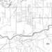 Bloomfield New Mexico Map Print in Classic Style Zoomed In Close Up Showing Details