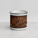 Front View Custom Bloomfield New Mexico Map Enamel Mug in Ember