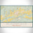 Bloomfield New Mexico Map Print Landscape Orientation in Woodblock Style With Shaded Background