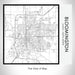 Rendered View of Bloomington Illinois Map on 17oz Stainless Steel Insulated Tumbler in Classic Map Style