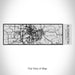 Rendered View of Bloomington Indiana Map on 10oz Stainless Steel Insulated Cup with Sipping Lid