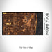 Rendered View of Boca Raton Florida Map on 17oz Stainless Steel Insulated Bottle with printed ember style map