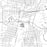 Bogalusa Louisiana Map Print in Classic Style Zoomed In Close Up Showing Details