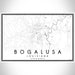 Bogalusa Louisiana Map Print Landscape Orientation in Classic Style With Shaded Background