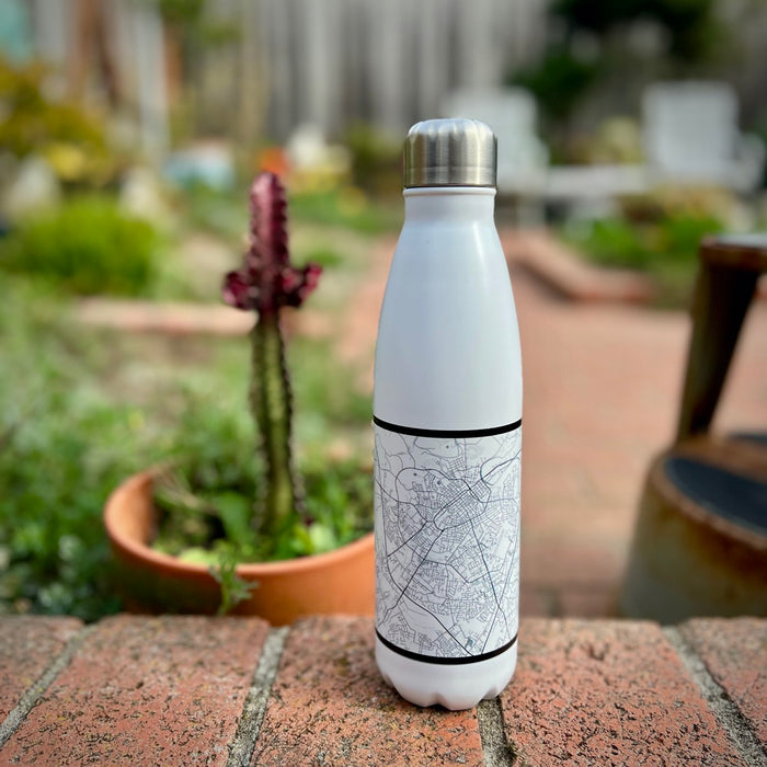 17oz Stainless Steel Insulated Bottle with Classic Style Map