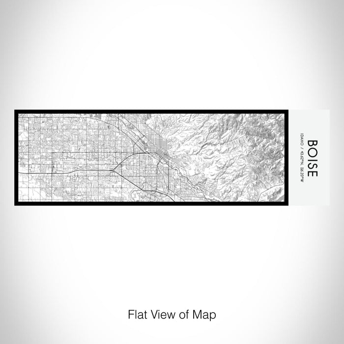 Rendered View of Boise Idaho Map on 10oz Stainless Steel Insulated Cup in Classic with Sliding Lid