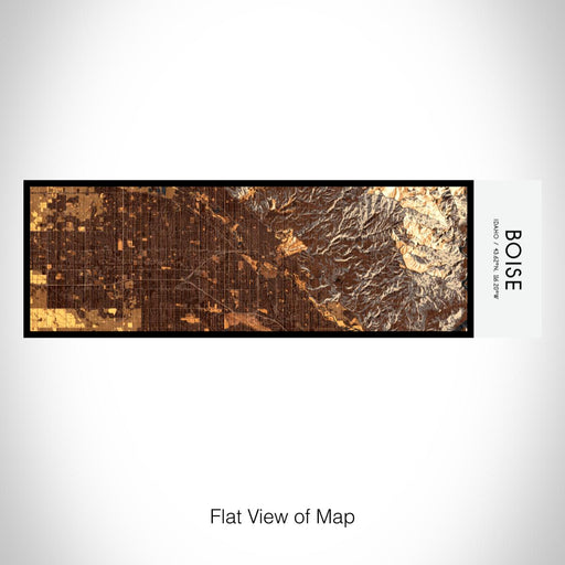 Rendered View of Boise Idaho Map on 10oz Stainless Steel Insulated Cup in Ember with Sliding Lid