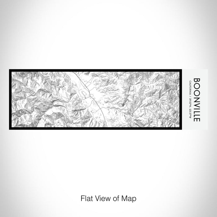 Rendered View of Boonville California Map on 10oz Stainless Steel Insulated Cup in Classic with Sliding Lid