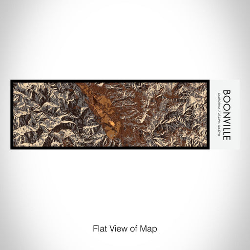 Rendered View of Boonville California Map on 10oz Stainless Steel Insulated Cup in Ember with Sliding Lid