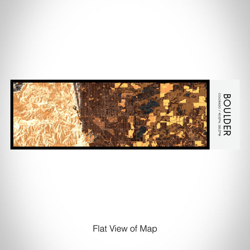 Rendered View of Boulder Colorado Map on 10oz Stainless Steel Insulated Cup in Ember with Sliding Lid