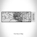 Rendered View of Boulder Colorado Map on 10oz Stainless Steel Insulated Cup with Sipping Lid
