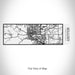 Rendered View of Boulder Colorado Map on 10oz Stainless Steel Insulated Cup in Matte White with Sliding Lid