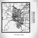 Rendered View of Boulder Colorado Map on 17oz Stainless Steel Insulated Tumbler in Matte White with Tactile Lines