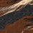 Boulder Lake Wyoming Map Print in Ember Style Zoomed In Close Up Showing Details