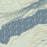 Boulder Lake Wyoming Map Print in Woodblock Style Zoomed In Close Up Showing Details