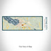 Rendered View of Boyne City Michigan Map on 10oz Stainless Steel Insulated Cup in Woodblock with Sliding Lid