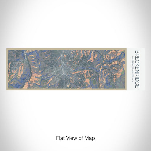 Rendered View of Breckenridge Colorado Map on 10oz Stainless Steel Insulated Cup in Afternoon with Sliding Lid