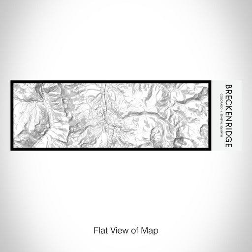 Rendered View of Breckenridge Colorado Map on 10oz Stainless Steel Insulated Cup in Classic with Sliding Lid