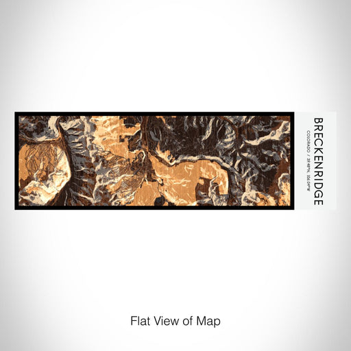 Rendered View of Breckenridge Colorado Map on 10oz Stainless Steel Insulated Cup in Ember with Sliding Lid