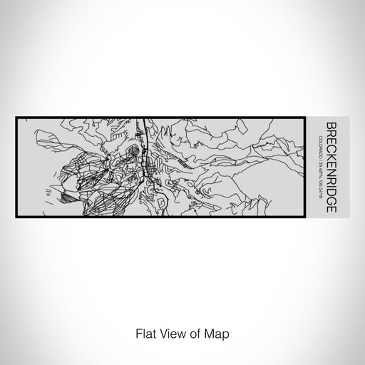 Rendered View of Breckenridge Colorado Map on 10oz Stainless Steel Insulated Cup with Sipping Lid