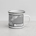 Right View Custom Bridgeport Connecticut Map Enamel Mug in Classic