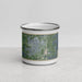 Front View Custom Brookings South Dakota Map Enamel Mug in Afternoon